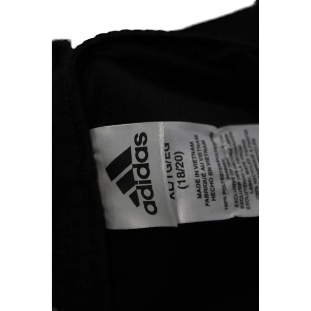 Adidas Childrens Boys Pull On Swetapants Black White Size 18-20